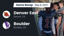 Recap: Denver East  vs. Boulder  2021