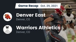 Recap: Denver East  vs. Warriors Athletics 2021