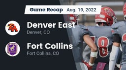 Recap: Denver East  vs. Fort Collins  2022