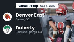 Recap: Denver East  vs. Doherty  2023