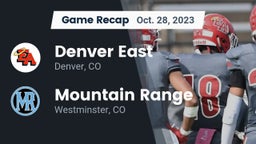 Recap: Denver East  vs. Mountain Range  2023