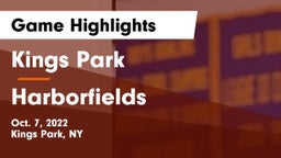 Kings Park   vs Harborfields  Game Highlights - Oct. 7, 2022