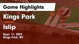 Kings Park   vs Islip  Game Highlights - Sept. 11, 2023