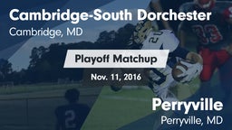 Matchup: Cambridge-South vs. Perryville 2016