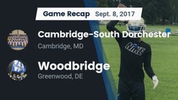 Recap: Cambridge-South Dorchester  vs. Woodbridge  2017