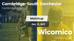 Matchup: Cambridge-South vs. Wicomico  2017