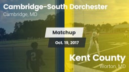 Matchup: Cambridge-South vs. Kent County  2017