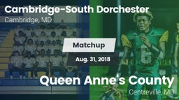 Matchup: Cambridge-South vs. Queen Anne's County  2018