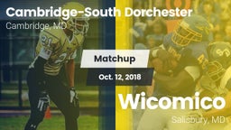 Matchup: Cambridge-South vs. Wicomico  2018