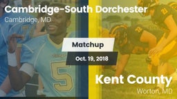 Matchup: Cambridge-South vs. Kent County  2018