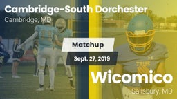Matchup: Cambridge-South vs. Wicomico  2019