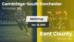 Matchup: Cambridge-South vs. Kent County  2019