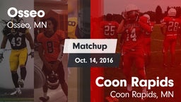 Matchup: Osseo  vs. Coon Rapids  2016