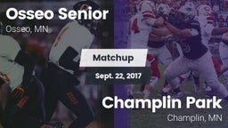 Matchup: Osseo Senior High vs. Champlin Park  2017