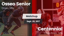 Matchup: Osseo Senior High vs. Centennial  2017