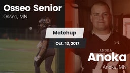 Matchup: Osseo Senior High vs. Anoka  2017
