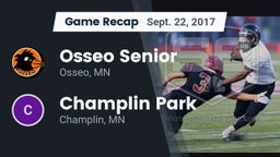 Recap: Osseo Senior  vs. Champlin Park  2017