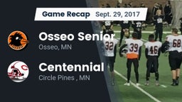Recap: Osseo Senior  vs. Centennial  2017