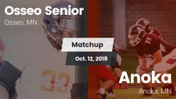 Matchup: Osseo Senior High vs. Anoka  2018