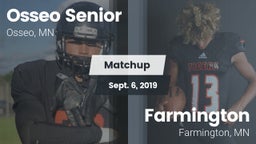 Matchup: Osseo Senior High vs. Farmington  2019