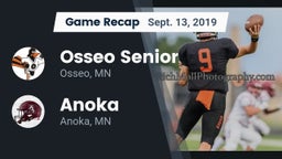Recap: Osseo Senior  vs. Anoka  2019