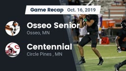 Recap: Osseo Senior  vs. Centennial  2019