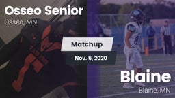 Matchup: Osseo Senior High vs. Blaine  2020