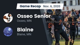 Recap: Osseo Senior  vs. Blaine  2020