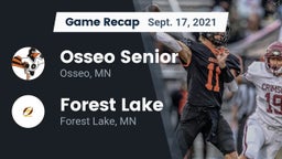Recap: Osseo Senior  vs. Forest Lake  2021