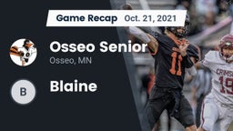 Recap: Osseo Senior  vs. Blaine 2021