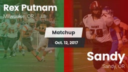 Matchup: Rex Putnam High vs. Sandy  2017