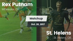 Matchup: Rex Putnam High vs. St. Helens  2017