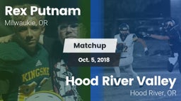 Matchup: Rex Putnam High vs. Hood River Valley  2018
