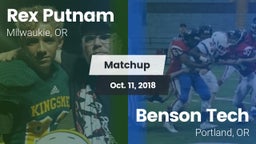 Matchup: Rex Putnam High vs. Benson Tech  2018