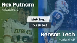 Matchup: Rex Putnam High vs. Benson Tech  2019