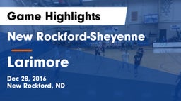 New Rockford-Sheyenne  vs Larimore Game Highlights - Dec 28, 2016