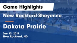 New Rockford-Sheyenne  vs Dakota Prairie  Game Highlights - Jan 13, 2017