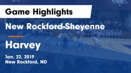 New Rockford-Sheyenne  vs Harvey  Game Highlights - Jan. 22, 2019