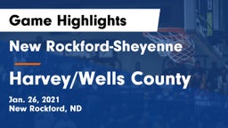 New Rockford-Sheyenne  vs Harvey/Wells County Game Highlights - Jan. 26, 2021