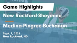 New Rockford-Sheyenne  vs Medina-Pingree-Buchanan  Game Highlights - Sept. 7, 2021