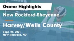 New Rockford-Sheyenne  vs Harvey/Wells County Game Highlights - Sept. 23, 2021