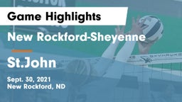 New Rockford-Sheyenne  vs St.John Game Highlights - Sept. 30, 2021