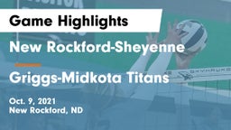 New Rockford-Sheyenne  vs Griggs-Midkota Titans Game Highlights - Oct. 9, 2021