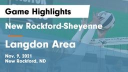New Rockford-Sheyenne  vs Langdon Area  Game Highlights - Nov. 9, 2021