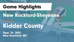New Rockford-Sheyenne  vs Kidder County  Game Highlights - Sept. 24, 2022