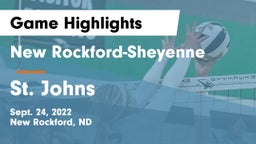 New Rockford-Sheyenne  vs St. Johns  Game Highlights - Sept. 24, 2022