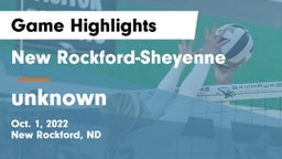 New Rockford-Sheyenne  vs unknown Game Highlights - Oct. 1, 2022
