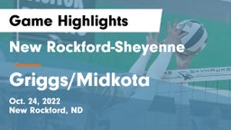 New Rockford-Sheyenne  vs Griggs/Midkota Game Highlights - Oct. 24, 2022