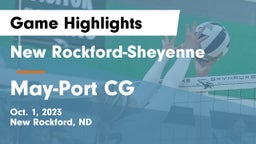 New Rockford-Sheyenne  vs May-Port CG  Game Highlights - Oct. 1, 2023