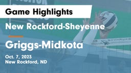 New Rockford-Sheyenne  vs Griggs-Midkota Game Highlights - Oct. 7, 2023